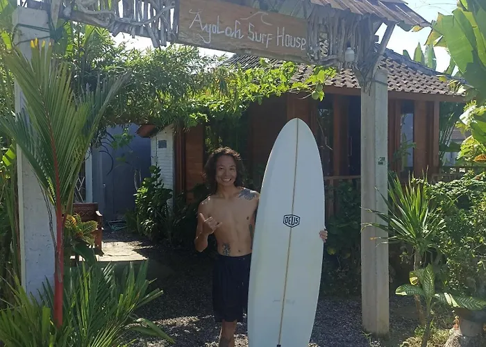ホームステイ Ayolah Surf House And Surf Camp *